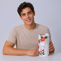 Boîte Cadeau Ronde en Papier Imprimé Exquis pour Mariage et Bonbons, Prix de Gros, Emballage Cadeau en Papier Artistique, Boîte OEM