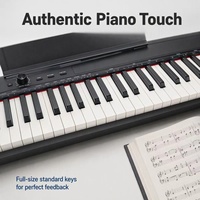 Clavier de piano numérique électronique Beisite S-213 à 88 touches, orgue électrique, touches semi-lestées, matériau plastique, 128 sons, pliable