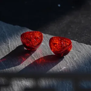 Écouteurs filaires HiFi TANGZU <span class=keywords><strong>WANER</strong></span> SG 2 Red Lion Edition 10mm PET Single Dynamic 3.5mm Type C IEM - Product Image 5
