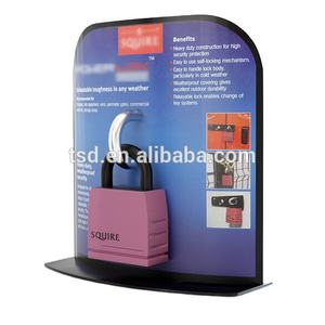 Rak Display Gembok Kuningan/Rak Display Gembok Kombinasi untuk Ritel Unit Display Lantai untuk Gembok Berkode - Product Image 2