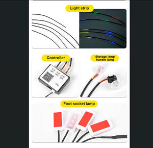 Dải đèn LED trang trí đa năng 18 trong 1 cho nội thất ô tô, tạo hiệu ứng ánh sáng xung quanh - Product Image 6