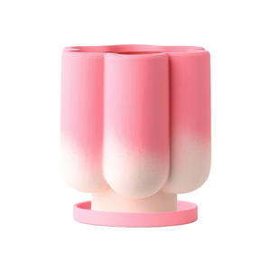 <span class=keywords><strong>Pot</strong></span> de fleurs en céramique rose à changement progressif de style nordique moderne, émaillé, écologique, respirant, 1-3L, pour orchidée Phalaenopsis, pour la maison - Product Image 5