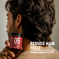 Gel Coiffant Fixant 100ml Effet Fort Restauration Ancienne Formule Big Skeleton Cheveux Lissés Arrière Gel Cire Coiffante
