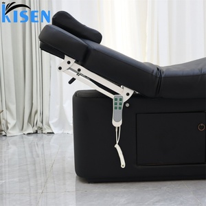 KISEN Customized Modern PU Adjustable Beauty <b>Bed</b> 4 Motors Electric Spa Facial Treatment <b>Lash</b> Extension Bedroom Gym Hotel Living - Product Image 2