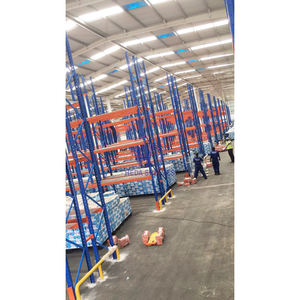 Personalización Sistema de estantería de palés Vigas de estante Empuje hacia atrás Sistemas de estantería de palés Estantería de palés industriales - Product Image 2