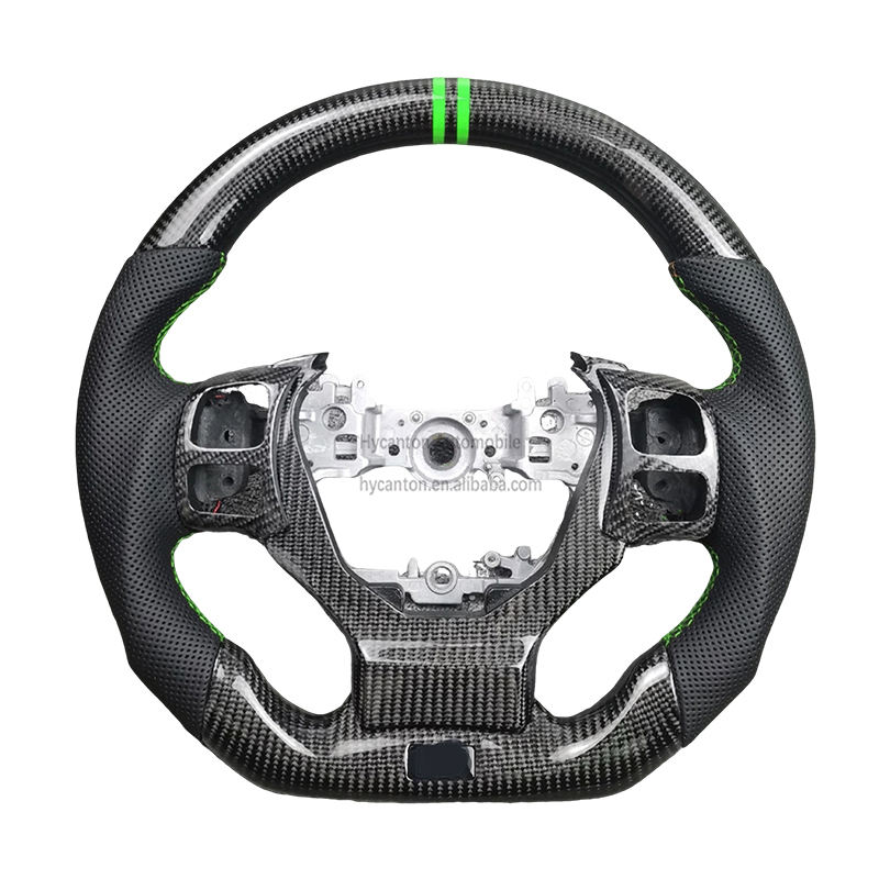 green alignment mark+carbon fiber+perforated leath