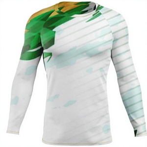 Camiseta de Manga Larga Anti-UV Personalizada para MMA, BJJ, Kickboxing, Transpirable, de Secado Rápido con Logotipo Personalizado - Product Image 1