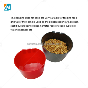 Mangeoires et abreuvoirs pour pigeons YYX LMB14 noir et rouge, accessoires bon marché à suspendre, mangeoire automatique pour pigeons de 1L - Product Image 3