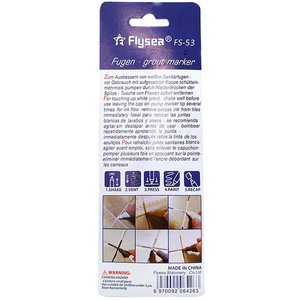 Rotulador <span class=keywords><strong>para</strong></span> Juntas de Cerámica Blanco, Ideal <span class=keywords><strong>para</strong></span> Restaurar Juntas y <span class=keywords><strong>Azulejos</strong></span>, Rotulador Permanente - Product Image 4