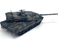 1/72 alman leopar 2A7 ana savaş tankı NATO Tricolor kamuflaj masaüstü koleksiyonu süs knick-knuck