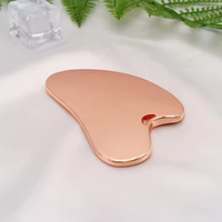 Outil de massage facial en acier inoxydable Gua Sha en forme de cœur pour le soin de la peau, lifting, décongestionnement, contouring de la mâchoire, outil de beauté anti-rides pour les yeux et le cou