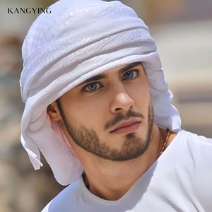 高品质阿拉伯迪拜沙特阿拉伯男士中东头巾Keffiyeh Shemagh 140 * 140厘米大号方形围巾披肩 - Product Image 4