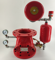 Vanne d'alarme à eau DN100/DN150 – Vanne anti-retour d'alarme en fonte ductile avec sonnette d'alarme hydraulique