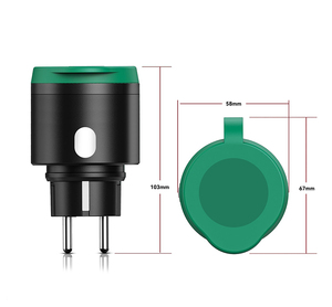 Firmware <span class=keywords><strong>Tasmota</strong></span> personnalisé Prise UE Smart ESP8685 Prise intelligente étanche avec application de planification de l'heure Commande vocale à distance - Product Image 3