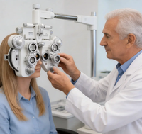 Phoroptère optique de haute précision, réfracteur manuel, appareil de clinique d'optométrie