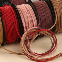 Tali Jagung Lunak LONGJIE 1.5mm, Tali Tenun Tangan untuk Kerajinan Budaya, Lembut dan Halus, Bahan Aksesoris Gelang DIY