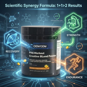 Creatina Monohidrato Compleja en Polvo OEM de Fábrica para Entrenamiento de Alta Intensidad - Product Image 1