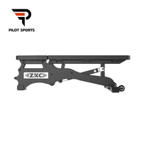 PILOTSPORTS Banc de musculation multifonctionnel réglable et pliable en acier au carbone, à inclinaison variable, pour usage commercial