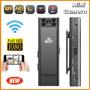 HD <span class=keywords><strong>Mini</strong></span> <span class=keywords><strong>camera</strong></span> wifi hồng ngoại tầm nhìn ban đêm Máy quay phim với LED chỉ số ánh sáng trở lại clip kỹ thuật số Video Recorder thể thao DV - Product Image 2