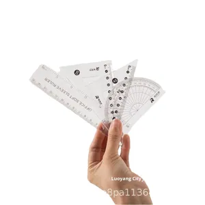 Trong suốt nhựa hình học cụ quartet-toán đo lường thiết lập phù hợp cho các trường học, giáo dục, và sử dụng kiến trúc - Product Image 5