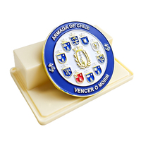 Artisanat métallique Souvenir de Monaco Collection de pièces de monnaie moulées en 3D Pièces de monnaie de défi personnalisées anciennes américaines Plaqué or avec cordon/bracelet