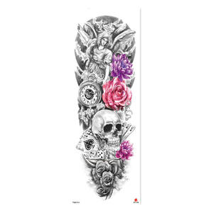 Vente en gros Autocollants pour tatouage temporaire à bras entier Fashion Beast Design Imperméable à l'eau <span class=keywords><strong>et</strong></span> à <span class=keywords><strong>la</strong></span> sueur par les fabricants - Product Image 5