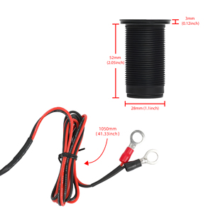 Adaptador de Corriente Impermeable IP67 de 12V para RV, Barco, Cámper, Enchufe de Alimentación Empotrado para Starlink Mini - Product Image 2