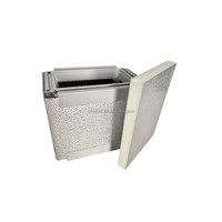 Panneau de conduit d'air PIR pré-isolé étanche, en mousse PIR rigide avec feuille d'aluminium, pour système CVC, panneaux de conduits AC PID