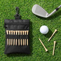 Pochette d'accessoires de golf professionnelle multi-poches, sac de rangement personnalisé pour tees de golf, étui de rangement pour balles, organisateur d'outils d'entraînement, cadeau pour golfeur