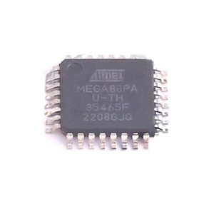 ไมโครคอนโทรลเลอร์ <span class=keywords><strong>AVR</strong></span> 8บิต KT ATMEGA88PA-AU พร้อม <span class=keywords><strong>DDR</strong></span> RAM 1KB แพคเกจ TQFP-32 1.8V-5.5V แหล่งจ่ายไฟ - Product Image 1
