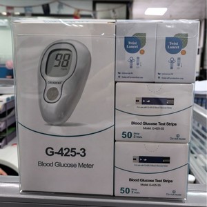 Glucomètre médical de qualité professionnelle sans codage, avec éjection automatique des bandelettes, pour usage domestique et diagnostic du diabète - Vente en gros fabricant - Product Image 1