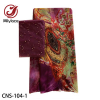 100% tissu de soie de fleurs pures pour femmes robes Saree