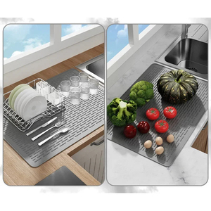 Alfombrilla de silicona para placa de inducción, cubierta para cocina de inducción, resistente al calor, antideslizante, protector de placa de inducción, utensilios de cocina - Product Image 1