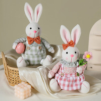 Boneka Kelinci Paskah dan Kurcaci Bentuk Hewan dari Poliester 30,5cm untuk Pabrik Baru