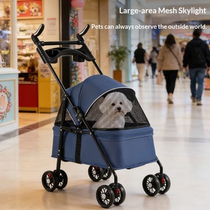 Carrito para Mascotas Modelo 008 para Perros y Gatos, Ligero y Plegable, Apto para Perros Pequeños y Medianos, Hecho en China - Product Image 1