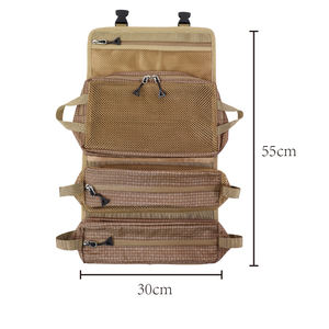 Organisateur universel pour dossier de siège de véhicule tactique, sac de rangement pour panneau de véhicule avec plusieurs poches - Product Image 4