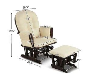 كرسي مريح عصري بظهر عالٍ كرسي غرفة معيشة - Product Image 5