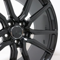 Jantes en alliage forgées sur mesure Xywheel de haute qualité en aluminium 6061-T6, 18-22 pouces, 114,3, noir brillant pour le design HF3, Honda, Toyota, JMD