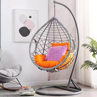 Panier suspendu de balcon, chaise en rotin, balançoire d'intérieur et d'extérieur, chaise oeuf, cour jardin