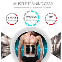 Masseur électronique amincissant pour le corps, télécommande sans fil Compex, stimulateur musculaire abdominal EMS avec 6 modes, rechargeable par USB