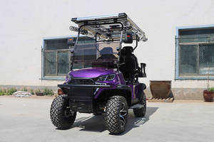 Carrito de Golf Solar Más Vendido, 4+2 Plazas, con Velocidad de 30-50 km/h y Autonomía de 50-70 km, Precio Bajo de Fábrica, Alta Calidad - Product Image 2