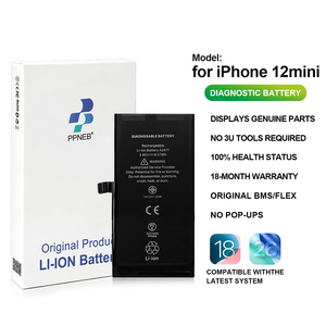 แบตเตอรี่แบบชาร์จได้ความจุสูงสำหรับ <span class=keywords><strong>iPhone</strong></span> 12 13 14 15 Mini Pro Pro Max แบตเตอรี่โทรศัพท์มือถืออะไหล่แท้ รับประกัน 18 เดือน - Product Image 2