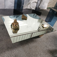 Table basse rectangulaire moderne en métal, style design, avec pieds sculptés, en acier inoxydable, pour salon et mobilier de maison