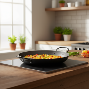 Padella per paella antiaderente da 12 pollici per uso su fornello e forno - Product Image 3