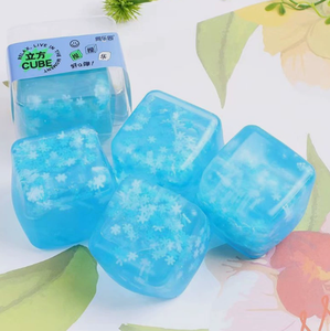 Luckykoo NovaCross Maltose Ice Cubes Kneading Music Stress Relieve Taba <b>Squishy</b> Tpr Toy - Product Image 1