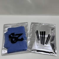Sacs à fermeture éclair réutilisables personnalisés avec logo, différentes tailles, pour emballages de sweats à capuche et cosmétiques