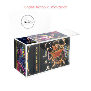 Espositore Magnetico Trasparente in Acrilico Personalizzato di Alta Gamma per Bundle Pokémon X10 - Vetrina Trasparente - Product Image 1