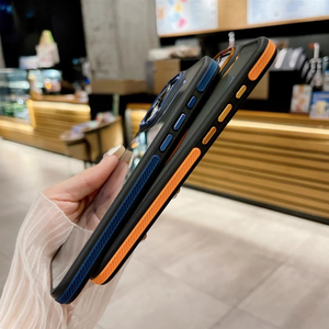 Elegantes fundas magnéticas para teléfonos móviles con lentes de cámara de metal coloridos para <span class=keywords><strong>OPPO</strong></span> Reno 13 <span class=keywords><strong>Funda</strong></span> protectora - Product Image 4