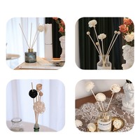 Diffuseur d'arômes sans flamme en rotin artistique transfrontalier, désodorisant, parfum floral, accessoires de parfum