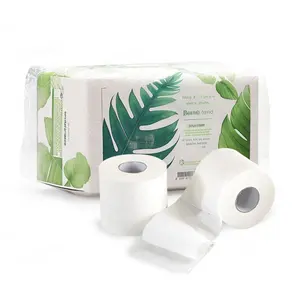 Top Fashion Core Straw Pulp T Roll Paper Toilet 2ply Bobina De Papel Higienico